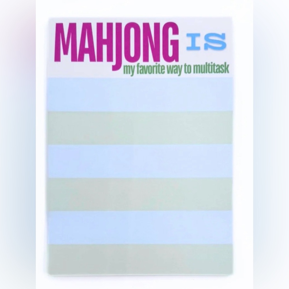 My Fair Mahjong Notepad - 5x7 - 100 Pages